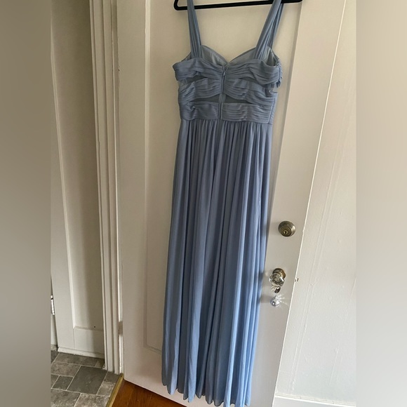 Bridesmaids Dress- Bridey Grey Elyse Dress Dusty Blue - Picture 3 of 5